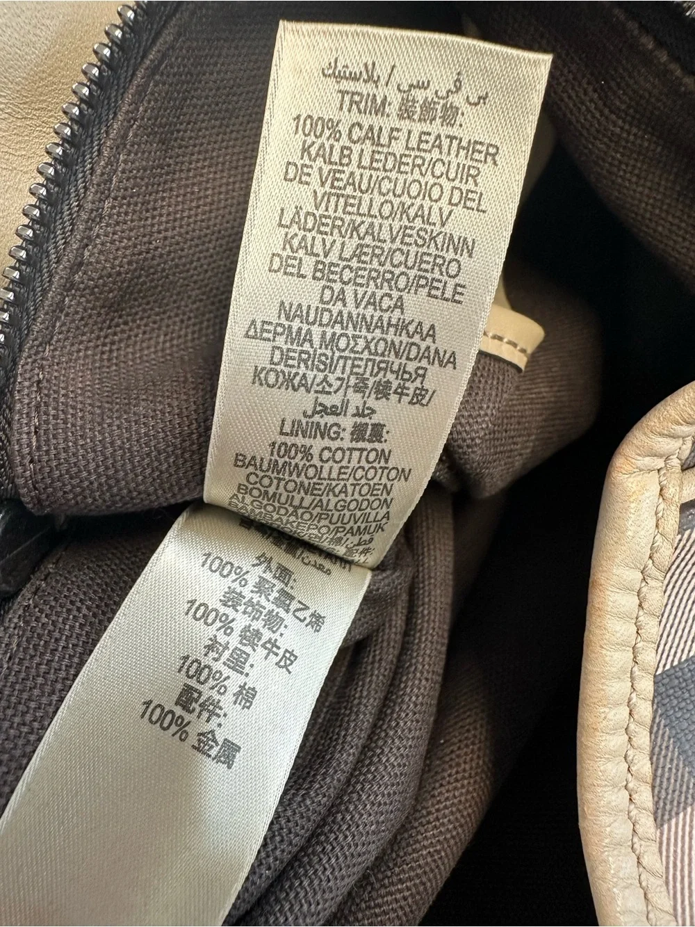 Burberry belt cloth handbag women’s leather hobo bag